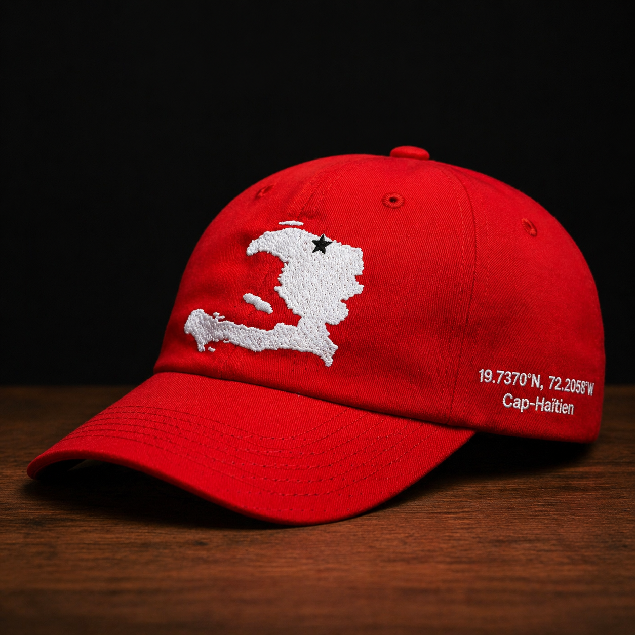 Cap-Haitien Haiti Cap | Haitian Pride Adjustable Hat 🇭🇹